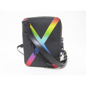 Louis Vuitton Taiga Rainbow Danube Messenger Small Shoulder Bag